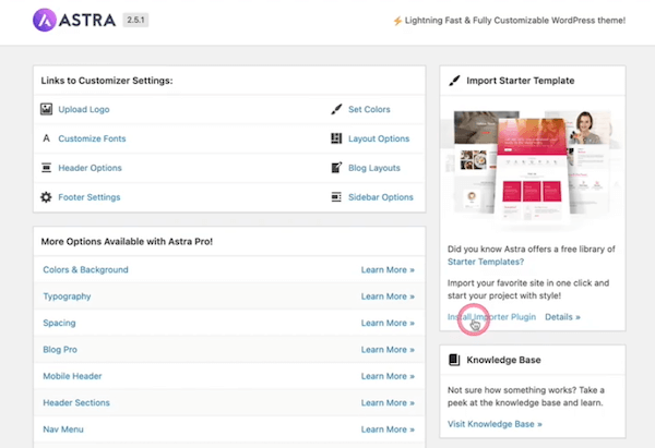 点击Install Importer Plugin