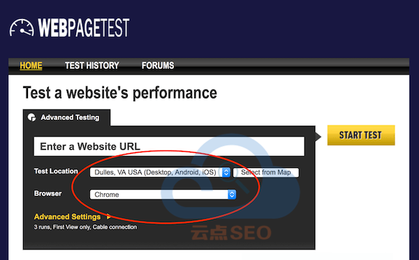 Web Page Test